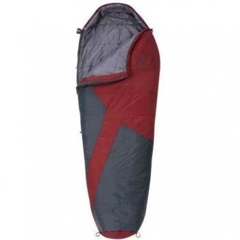 Kelty Schlafsack Kelty Mistral 20º- Lang, RV - Saco de dormir momia para acampada, color rojo, talla Derecha