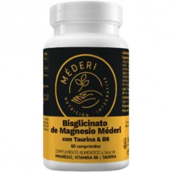 Bisglicinato de Magnesio con Taurina y Vitamina B6 de Mederi Nutrición Integrativa (60 comprimidos)