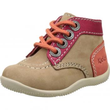 Kickers BONBON - Zapatos primeros pasos de Piel para niña beige Beige