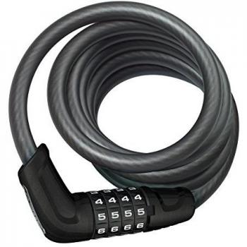 ABUS 6512C Tresor 180 Combi Scmu Cable Lock - Black