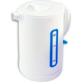 Silvano Hervidor Eléctrico 1.7L Blanco con Indicador de Nivel de Agua
