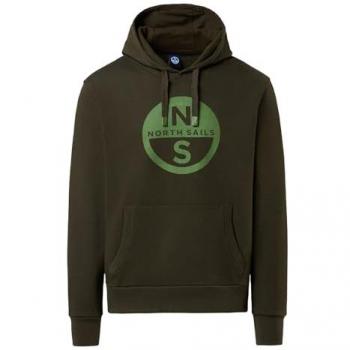 Sudadera Casual Deportiva North Sails para Hombre con Logotipo Verde de Algodón (L) - Outlet 2024