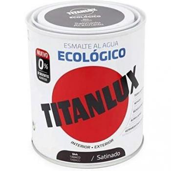 Titanlux Ecológico Esmalte al agua mulisuperficie Satinado Tabaco 250 ml