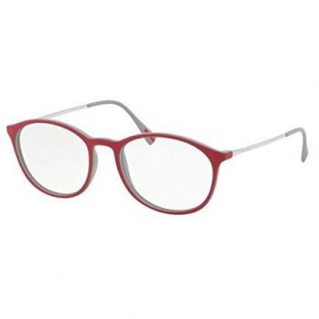 Prada Linea Rossa 0PS 04HV, Monturas de Gafas para Hombre, Top Red/Grey Rubber, 53