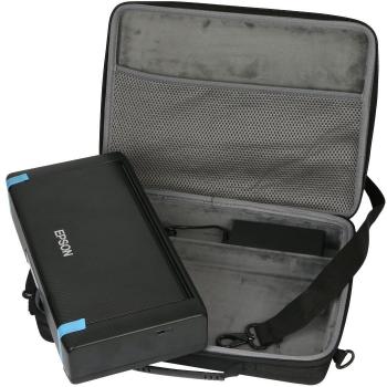 co2CREA Duro Viajar Caja Estuche Funda para Epson Workforce WF-110W Impresora de inyección de Tinta portátil