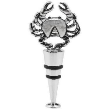 Zinc Tapón para botella de vino, cangrejo