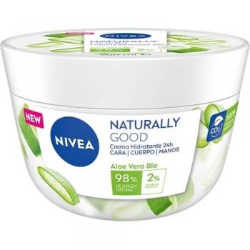 Crema Hidratante Corporal Nivea Naturally Good Aloe Vera 200 ml - Multiuso Unisex 24h