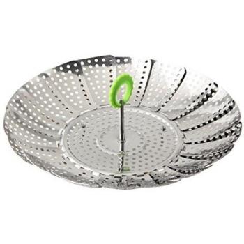 Fackelmann Cestillo Cocción Vapor acero inoxidable. Color inox. Ø13 a 24cm. 1 ud.