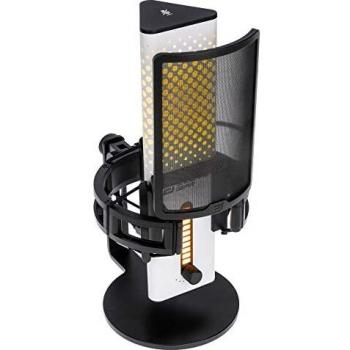 Endgame Gear XSTRM RGB USB Microphone Bundle with Shock Mount and Pop Filter - White