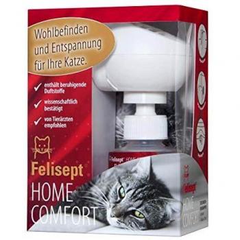 Felisept Home Comfort Set de Repuestos y Difusores 45ml /Relajación para gatos con hierba gatera silvestre natural