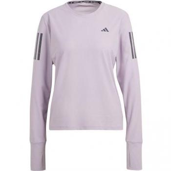 Camiseta de running adidas Own The Run mujer lila