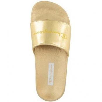 Sandalias Champion Slide Queens Amarillo Mujer