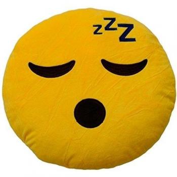 Emoticonworld Dormilon - Cojín emoticono, 25 cm