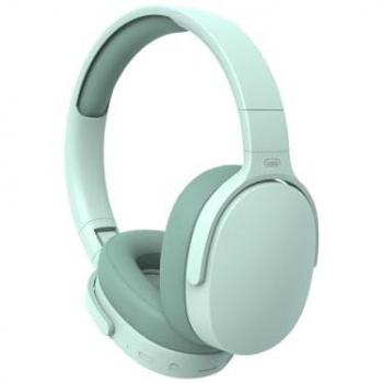 Trevi DJ 12E45 BT Auriculares Bluetooth Verde Hi-Fi con Reproductor MP3 y Entrada AUX