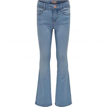 Only Kids Royal Life Regular Flared Fit Jeans Light Blue Denim