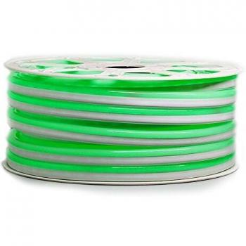 Cinta LED Neón Flexible Profesional 2835 120 LED/m Verde Impermeable IP68 - Longitud 25 Metros