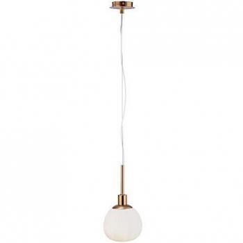 Lámpara Colgante de Techo Erich en Latón, 1 Luz, E14