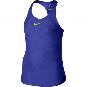 Nike Slam Tank YTH Camiseta De Tenis, niñas, Azul