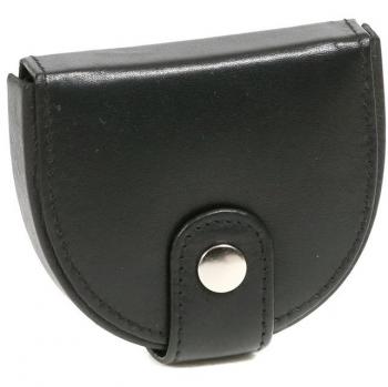 Box para Monedas Cartera pequeña para señores Monedero para señoras LEAS, Piel auténtica, Negro - ''LEAS Special-Edition''