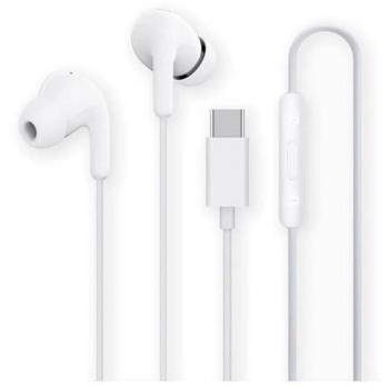 Xiaomi Mi Dual Driver Earphones - Auriculares In-Ear USB-C - Micrófono Integrado - Resistencia IPX4 - Control en Cable - Color Blanco