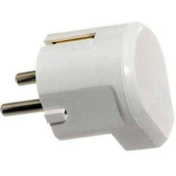 Maurer 19110005 - Clavija / Enchufe Salida Lateral 16a 250v Blanca