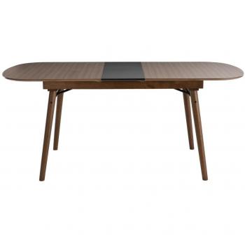 Mesa de comedor extensible nogal L150-180 cm SHELDON