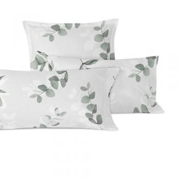 Funda de Almohada Corymbia 80x80 cm, 100% Algodón, Calidad 150 TC, Multicolor, Fabricado en España