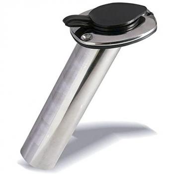 Soporte de caña de pescar empotrable 30° - SEANOX - Acero inoxidable - Blanco - Unisex - Pesca