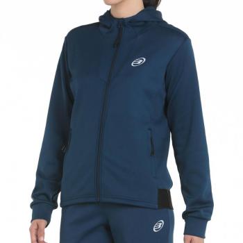 Sudadera Bullpadel Ouren Mujer con cremallera, diseño moderno, tejido transpirable, ajuste cómodo y estilo deportivo