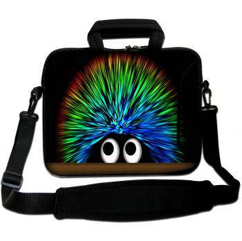 Luxburg® 12,1 Pulgadas Bolso de Hombro con diseño, Funda con Bandolera en Neopreno para Ordenador Portátil
