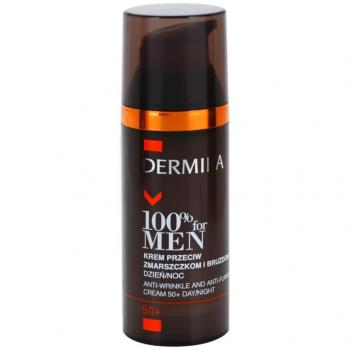 Dermika 100% for Men 50+ Deep Wrinkle and Furrow Anti-Aging Moisturizer Cream 50ml