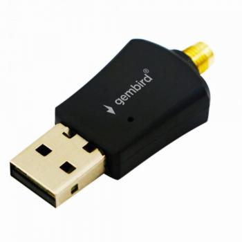 Adaptador USB Wifi Gembird WNP-UA300P-02, alta potencia, 300 Mbps