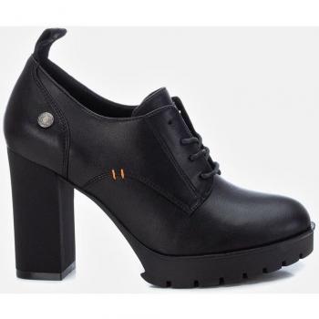 Refresh Zapato de Tacón Alto Gótico para Mujer, Color Negro, Material Polipiel, Cierre de Cordones, Planta Acolchada, Tacón de 9 cm - Tallas EU36 y EU40