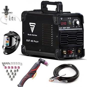 STAHLWERK CUT 40 P IGBT Cortador de plasma de 40 A, cortes hasta 10 mm, equipo completo, adecuado para chapasl pintadas y oxidadas, 7 años de garantía