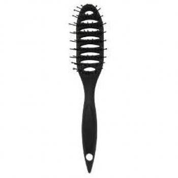 Cepillo Esqueleto Curvado para Cabello Bifull Basic, Color Negro