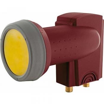 Schwaiger Extremadamente Resistente al Calor Dom Proteja Twin-Lnb Ladrillo Rojo