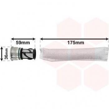 Filtro deshidratante para aire acondicionado VAN WEZEL 1700D344