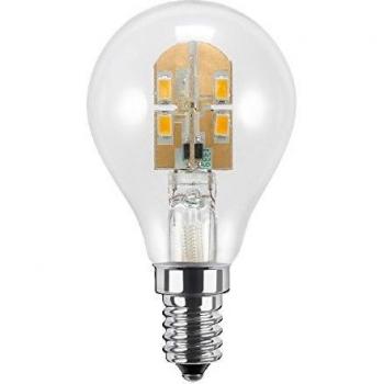 Segula bombilla LED 3,5 W, transparente 50323