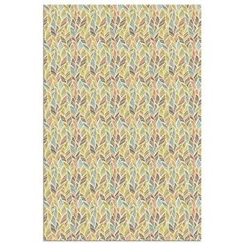 Alfombra Vinílica, Plumas, 300 x 200 x 0.2 cm, Multicolor, ALV-096