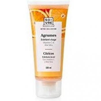 Soivre Cosmetics, Exfoliante facial Detox. Cítricos. 100 ml.