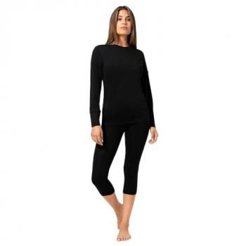 Super.Natural Tundra175 Women's Long Sleeve T-Shirt Jet Black