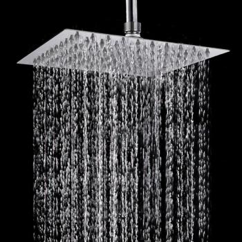 TAPCET ducha/placa de ducha,alcachofa de la ducha Alcachofas fijas para ducha 304 acero inoxidable ,8 pulgada Ultra-delgado inyector de ducha per cuarto de baño plaza，Cinco años de garantía