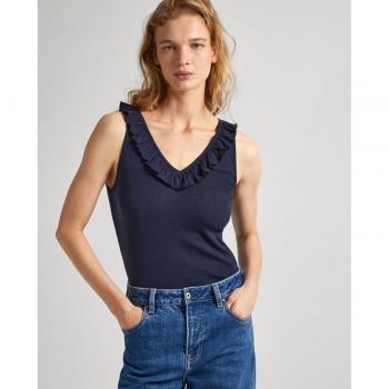 Camiseta Pepe Jeans Mujer Leire Azul Marino