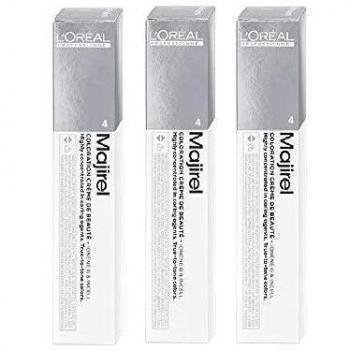 3 x Loreal Majirel Hair Colour 4 Medium Brown