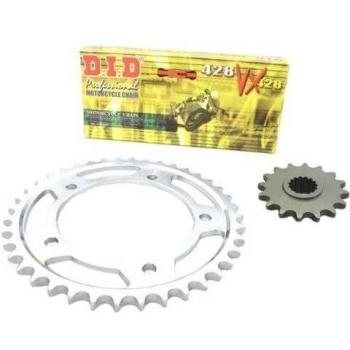 D.I.D MZ.001.02-930.02.8 - Kit de cadena VX con retenes X-Ring para MZ SM 125