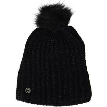 Buff Mujer Knitted y Polar Tiene Glen Gorro, Black Chic, One Size