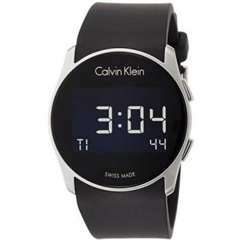 Calvin Klein Men's Digital Quartz Watch with Rubber Strap K5B23TD1