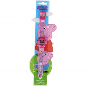 Peppa Pig Reloj Digital para Unisex niños de Automático con Correa en Plástico KL86102