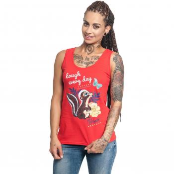 Bambi Blume - Laugh Every Day Top Mujer Rojo