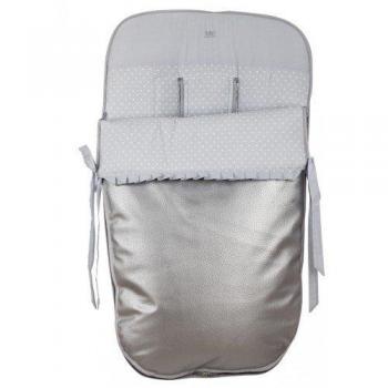 Babyline Plumeti - Saco de silla de paseo, color gris